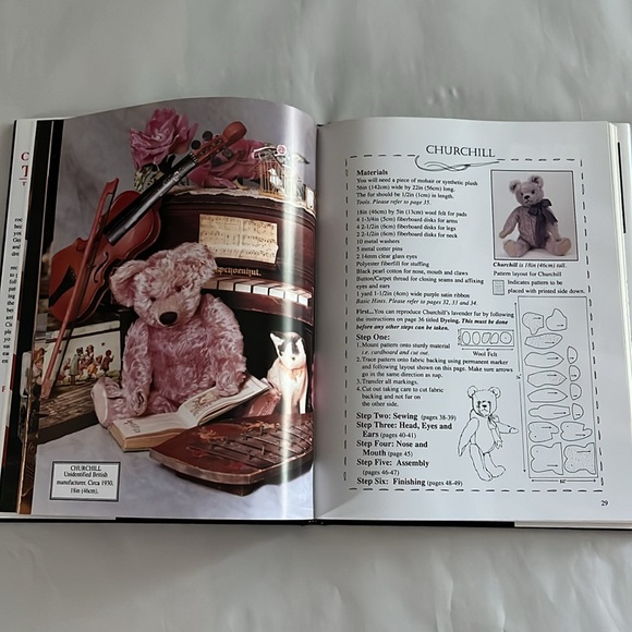 NWT Creating Heirloom Teddy Bears Complete Pattern Book 1995 Linda Mullins 🧸 - Picture 12 of 17